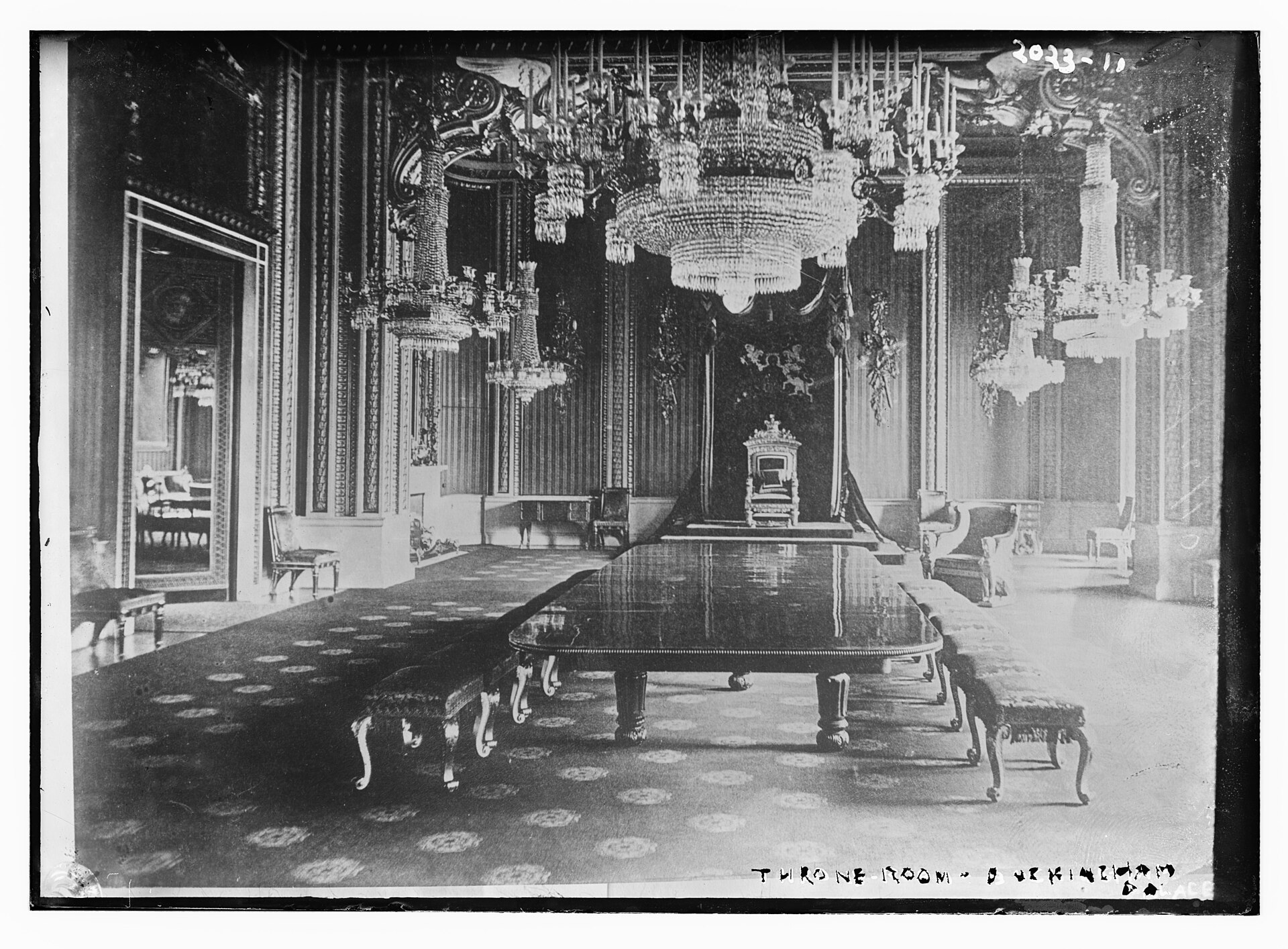 The Throne Room of Buckingham Palace