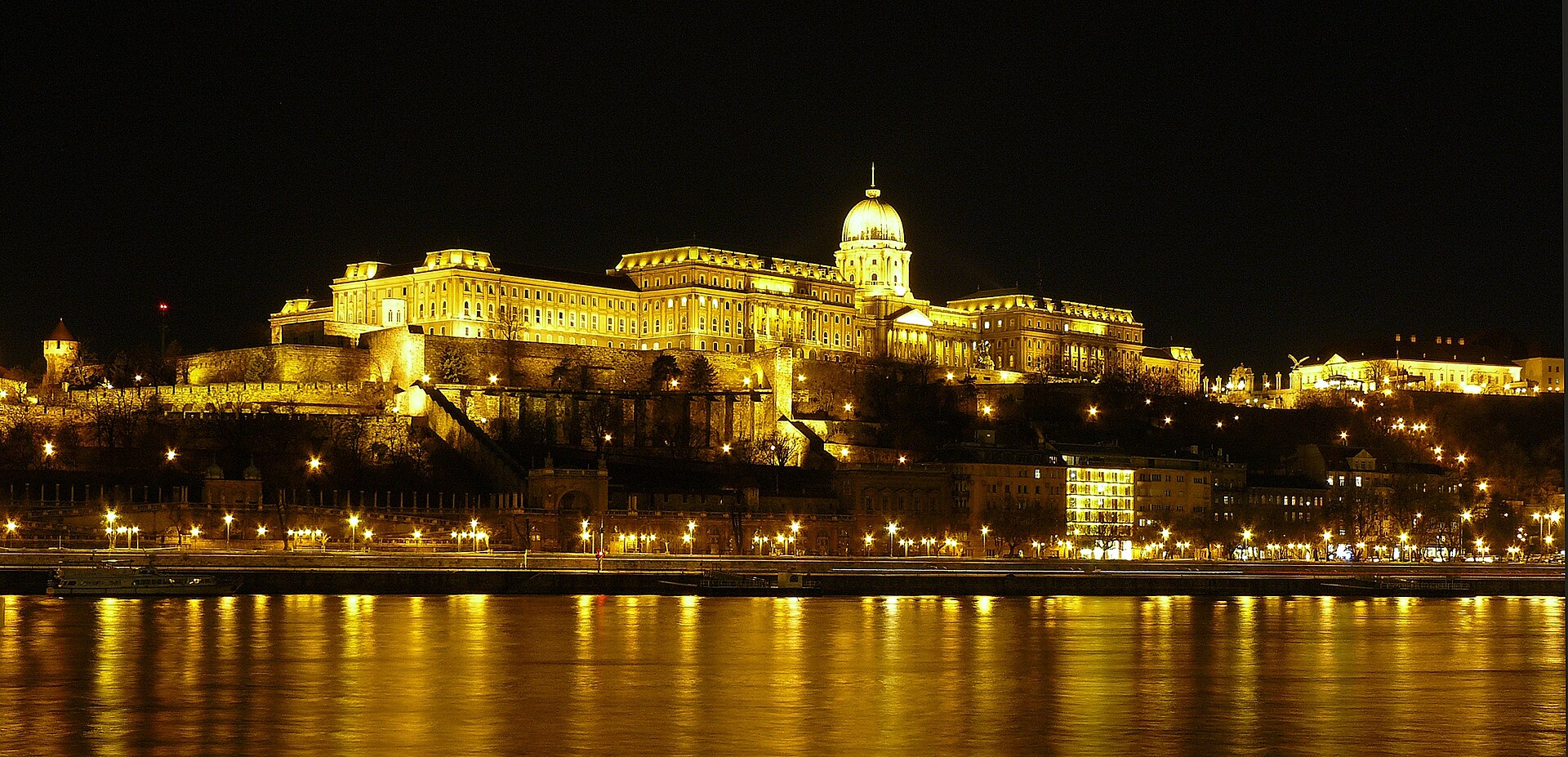 Buda Castle rising above the Danube, crowning the skyline of Budapest