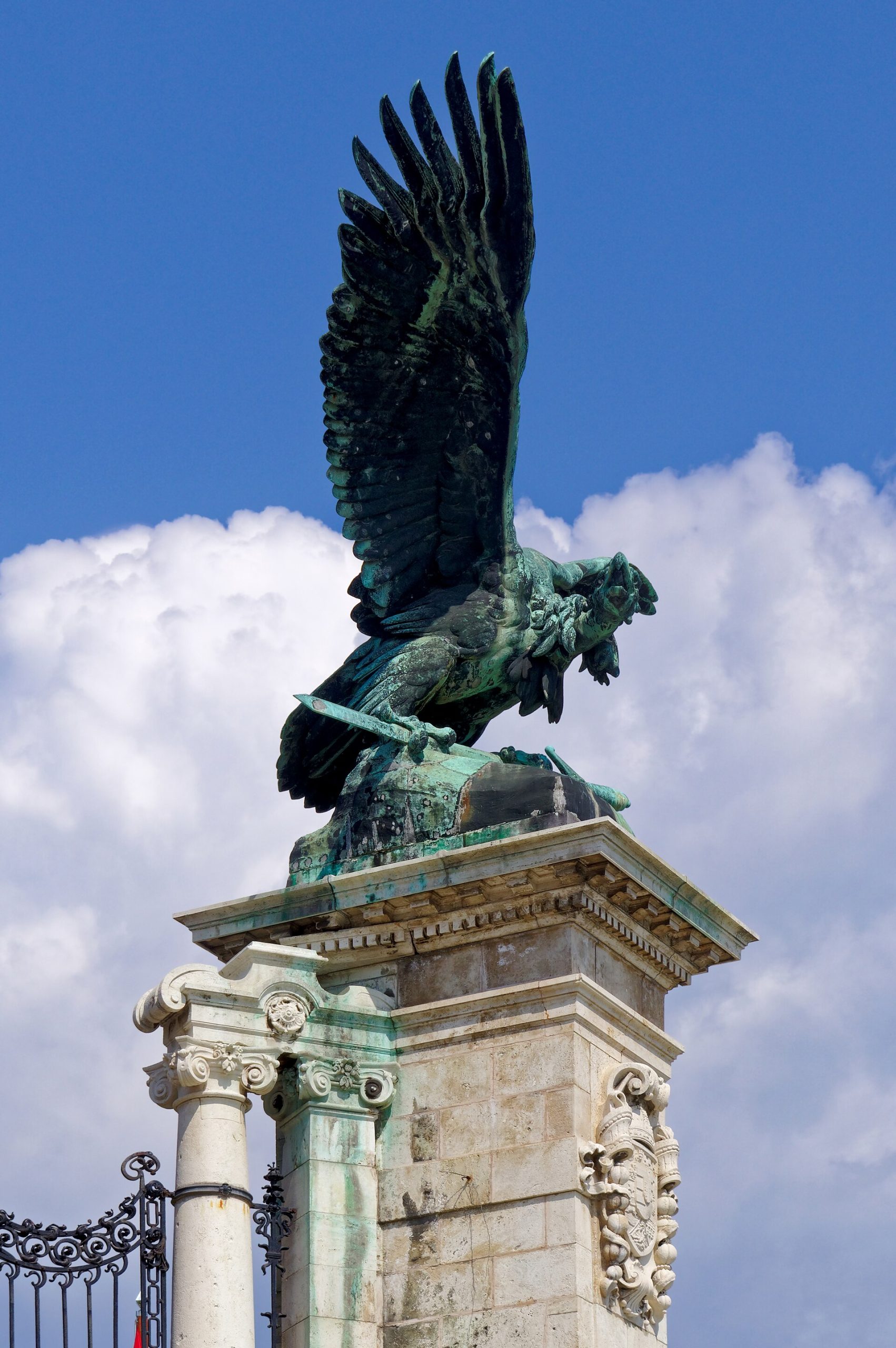 The sweeping view from Buda Castle over the city