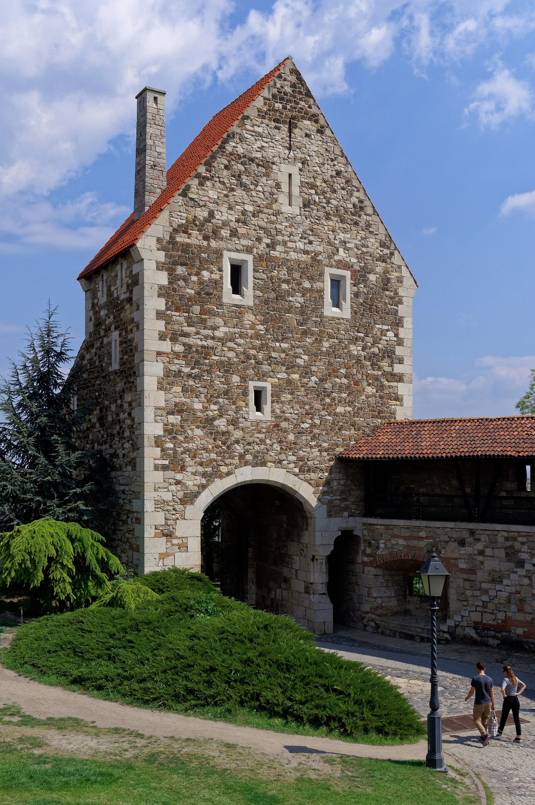 The royal palace on Castle Hill