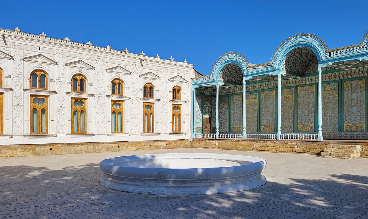 An exterior view of the emir's summer residence.