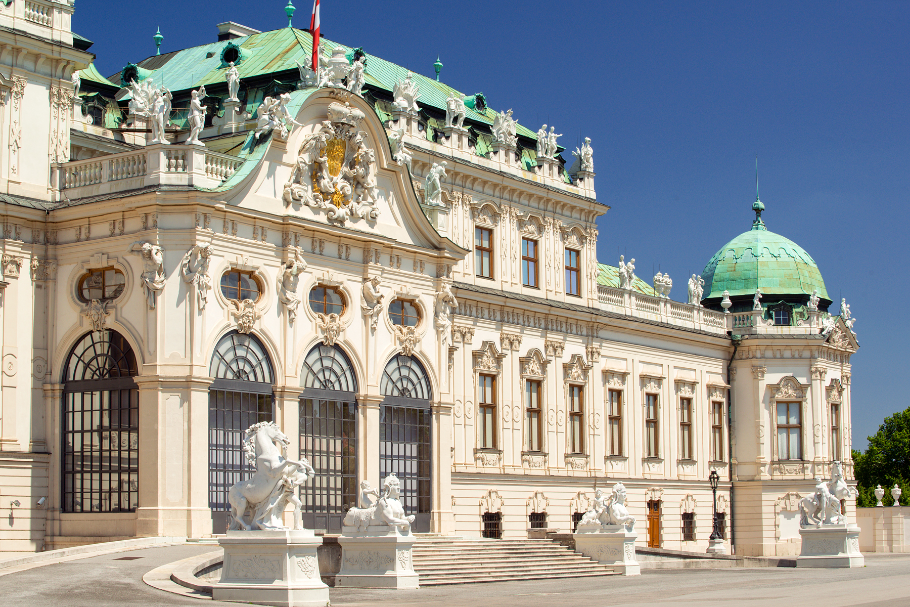 The Upper Belvedere is a masterpiece of Baroque architecture