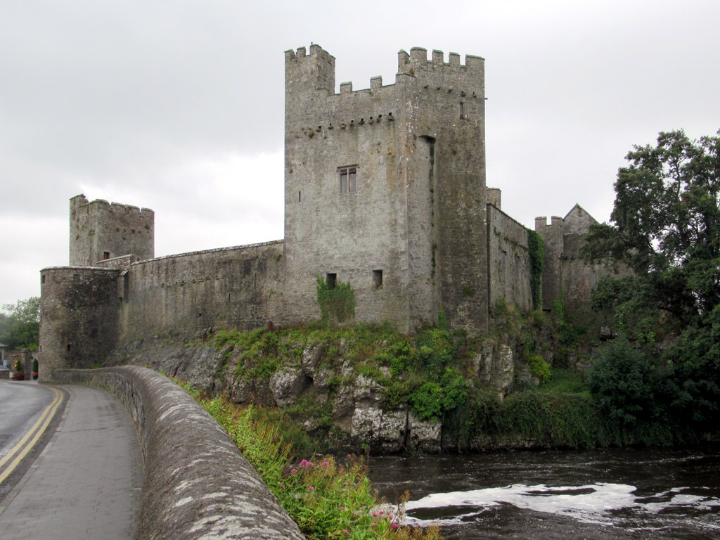 The castle at the heart of the town of Cahir in County Tipperary