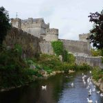 Cahir Castle rising on its rocky island in the River Suir, one of the largest and best-preserved castles in Ireland