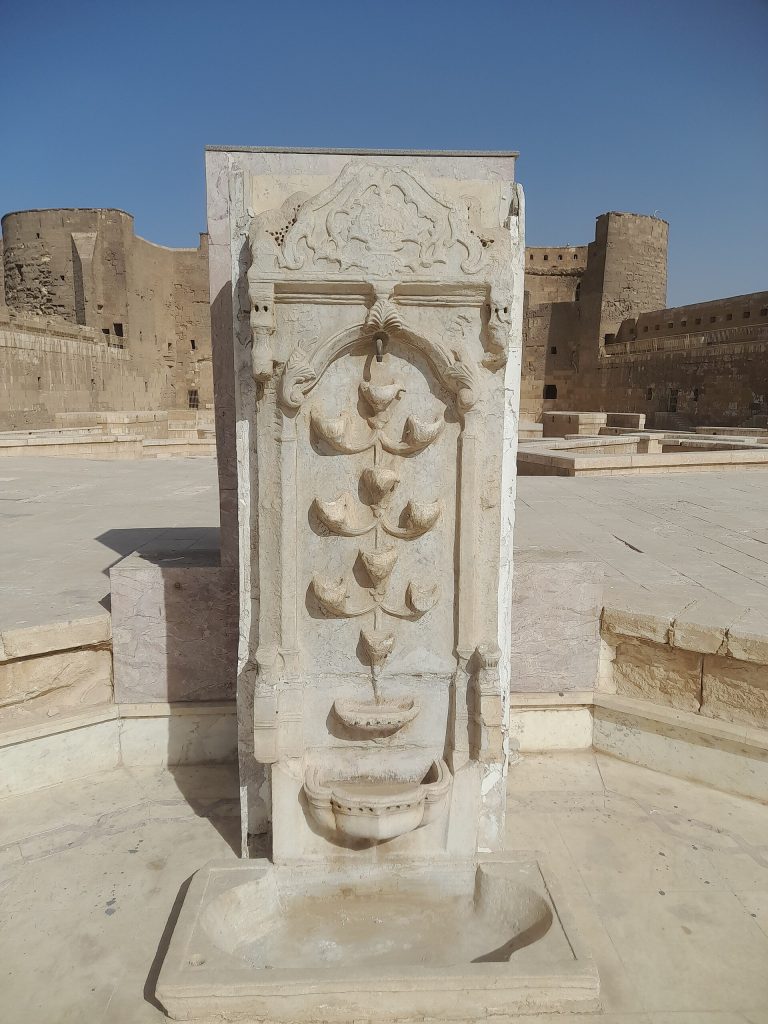 The fortified gates that controlled access to the citadel