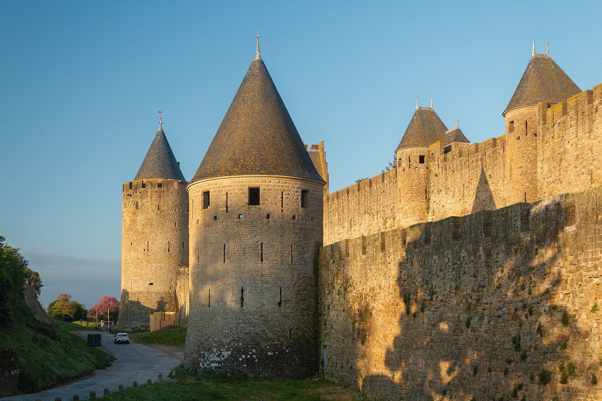 The Tour de la Vade, restored to its pointed-roofed glory