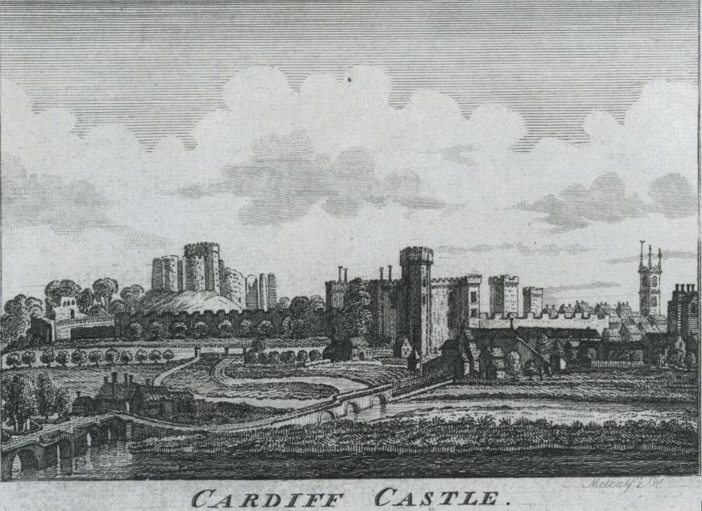 The walls and grounds of Cardiff Castle