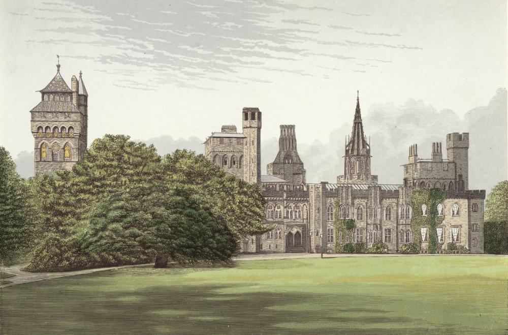 A view within the castle at Cardiff