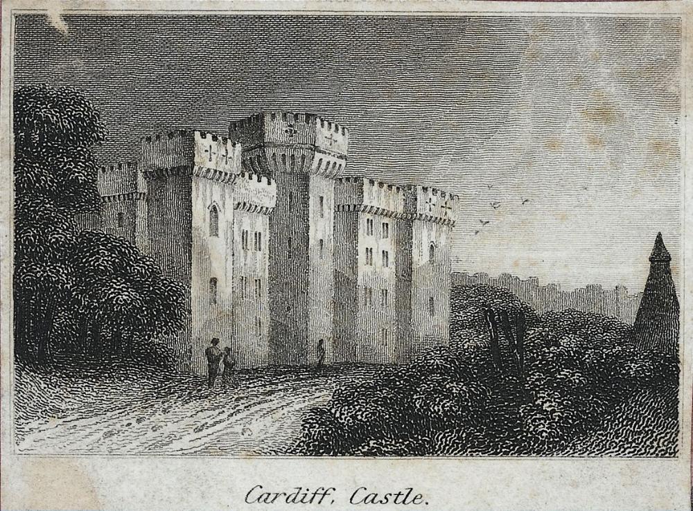 The grounds and ramparts of Cardiff Castle