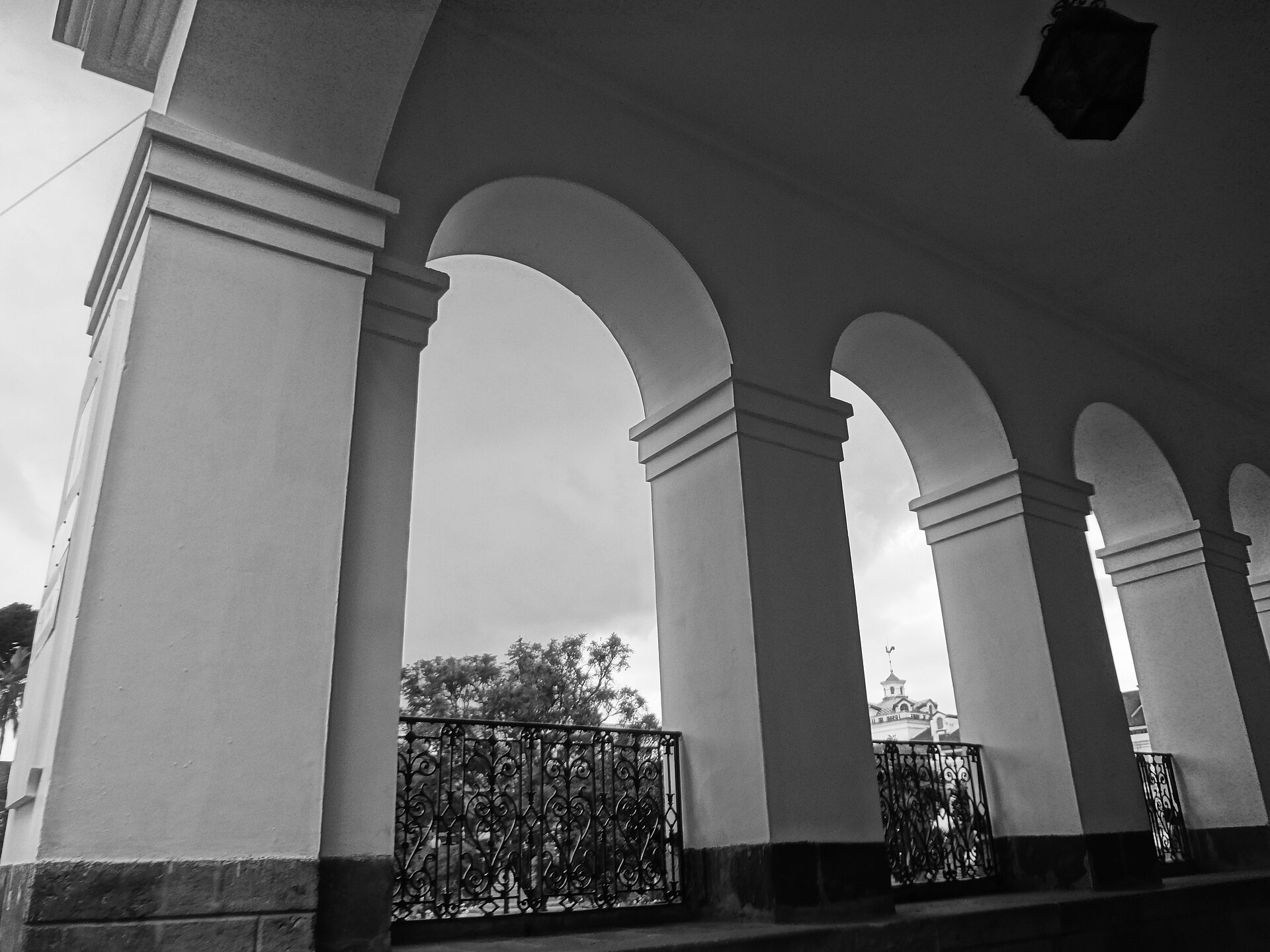 The Palacio de Carondelet in Quito