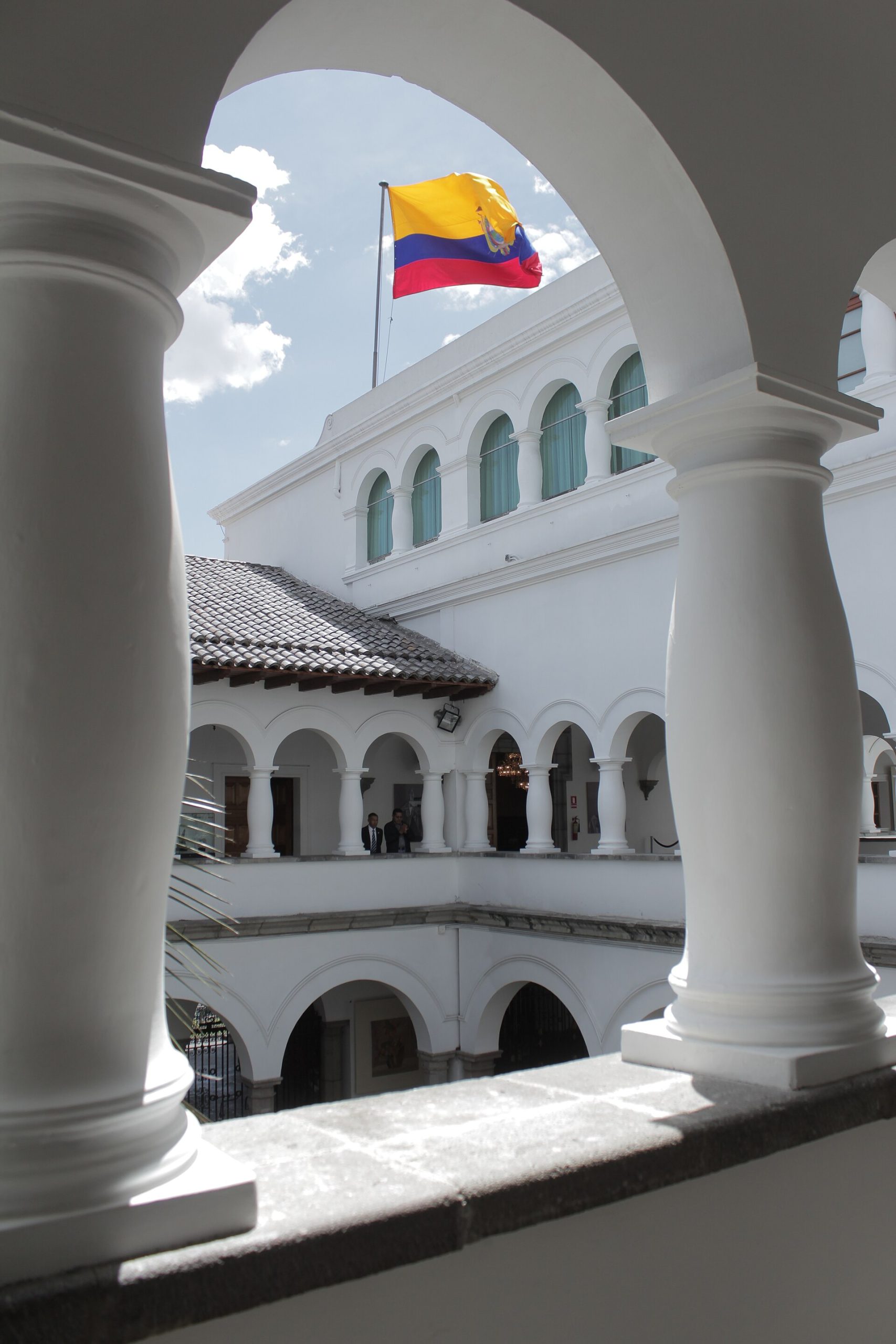 The palace on the Plaza Grande