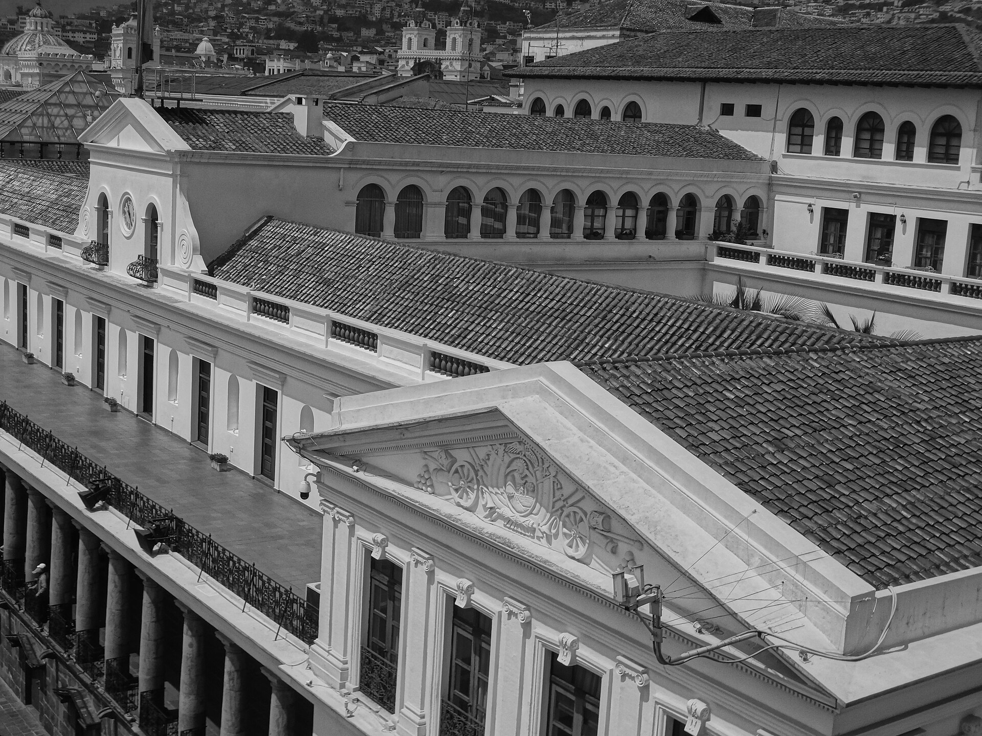 A view of the Palacio de Carondelet