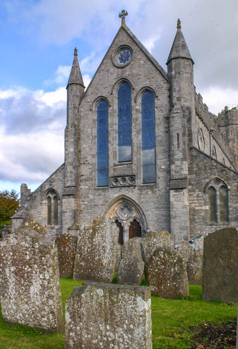The medieval cathedral that dominates the summit of the Rock