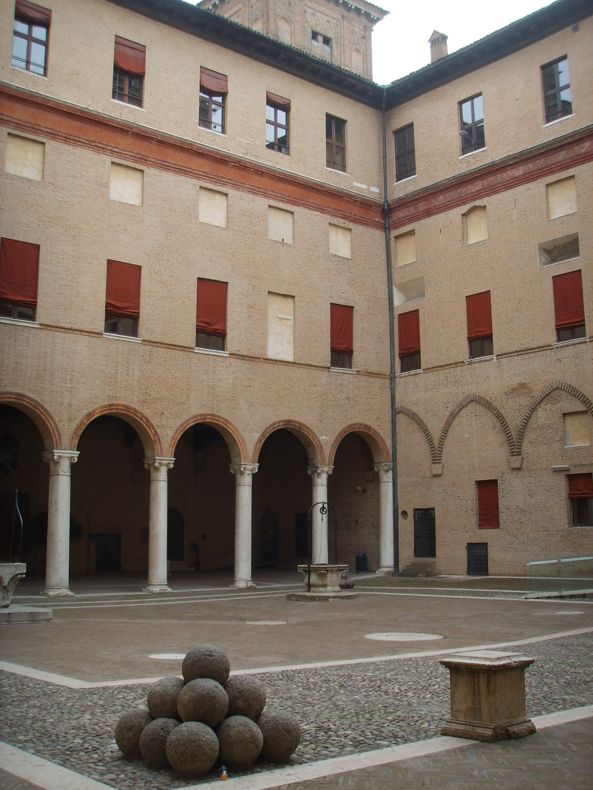 A richly decorated interior, from the castle’s life as a Renaissance residence
