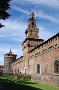 The Castello Sforzesco, the great citadel of Milan
