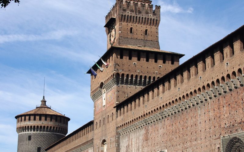 The Castello Sforzesco, the great citadel of Milan