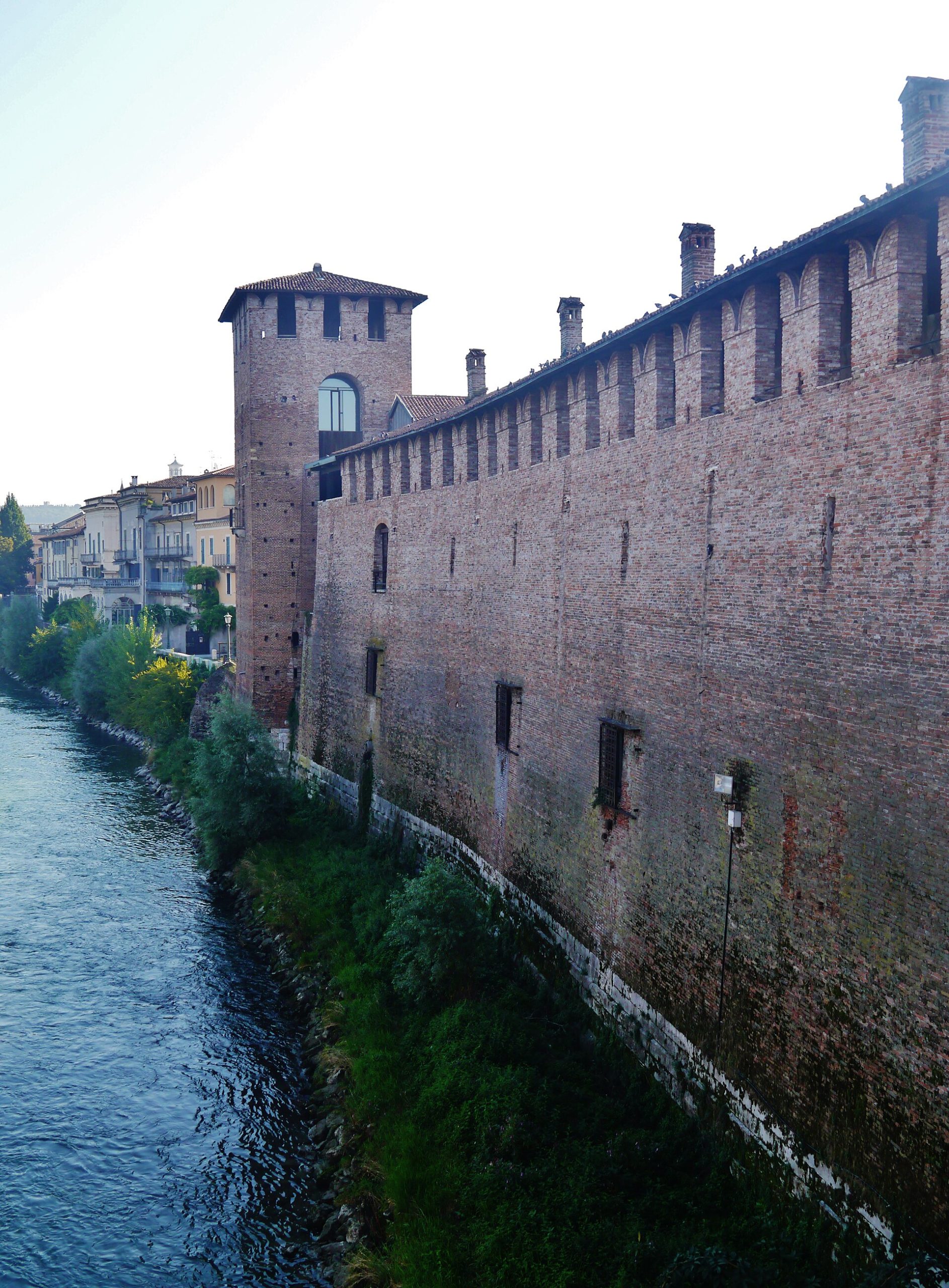 The Scaliger Bridge was blown up in 1945 and painstakingly rebuilt from its own stones.