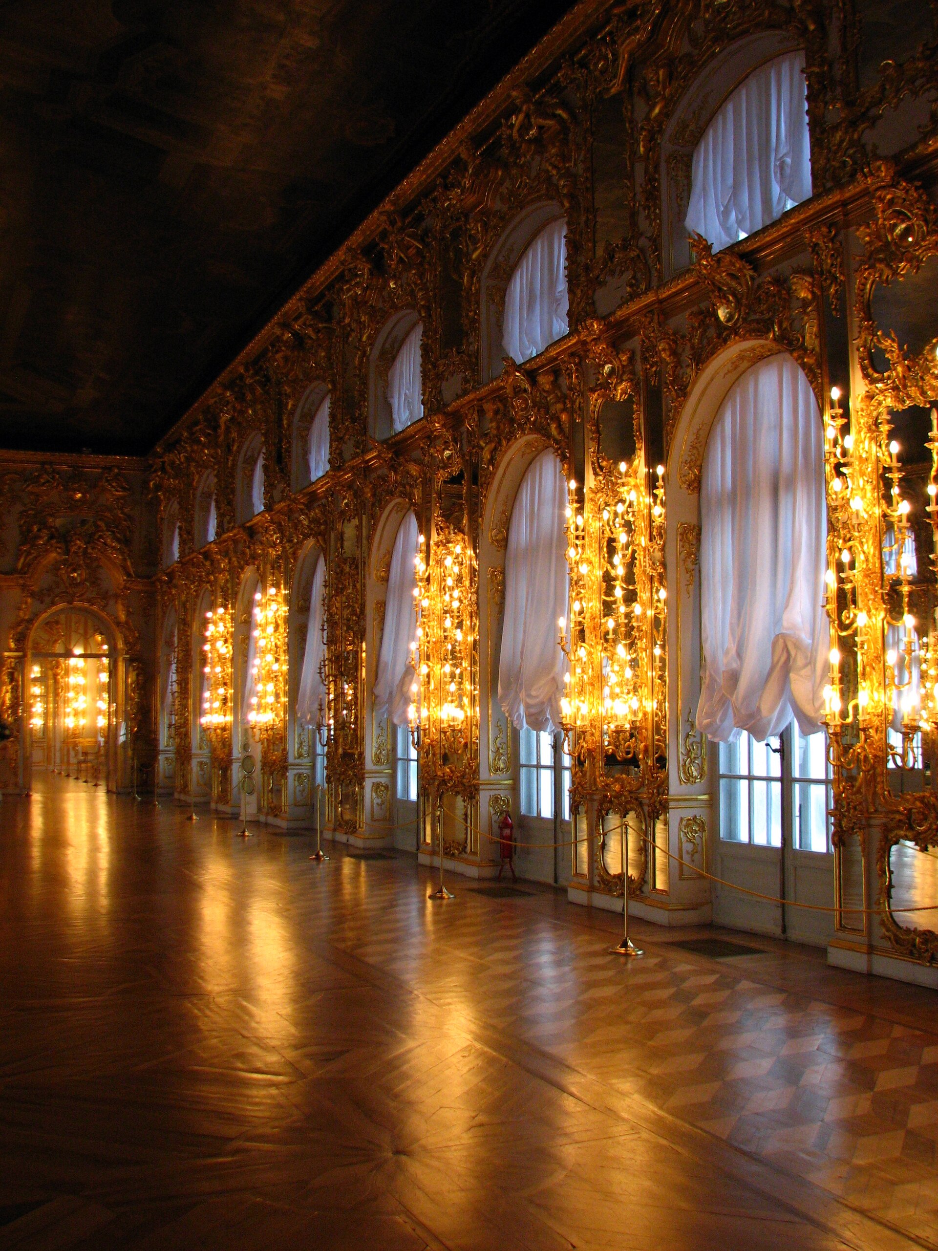 The Great Hall, nicknamed the Light Gallery for the daylight pouring in from windows on both sides.