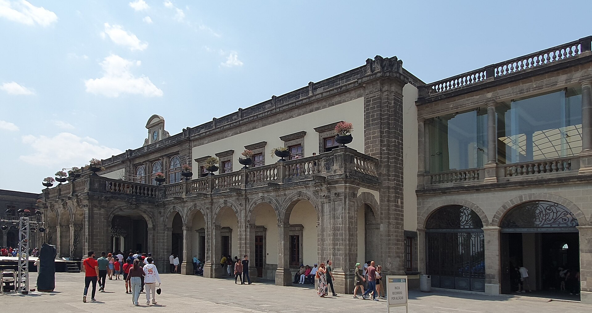 Chapultepec Castle, often called the only true castle in the Americas to house a sovereign.