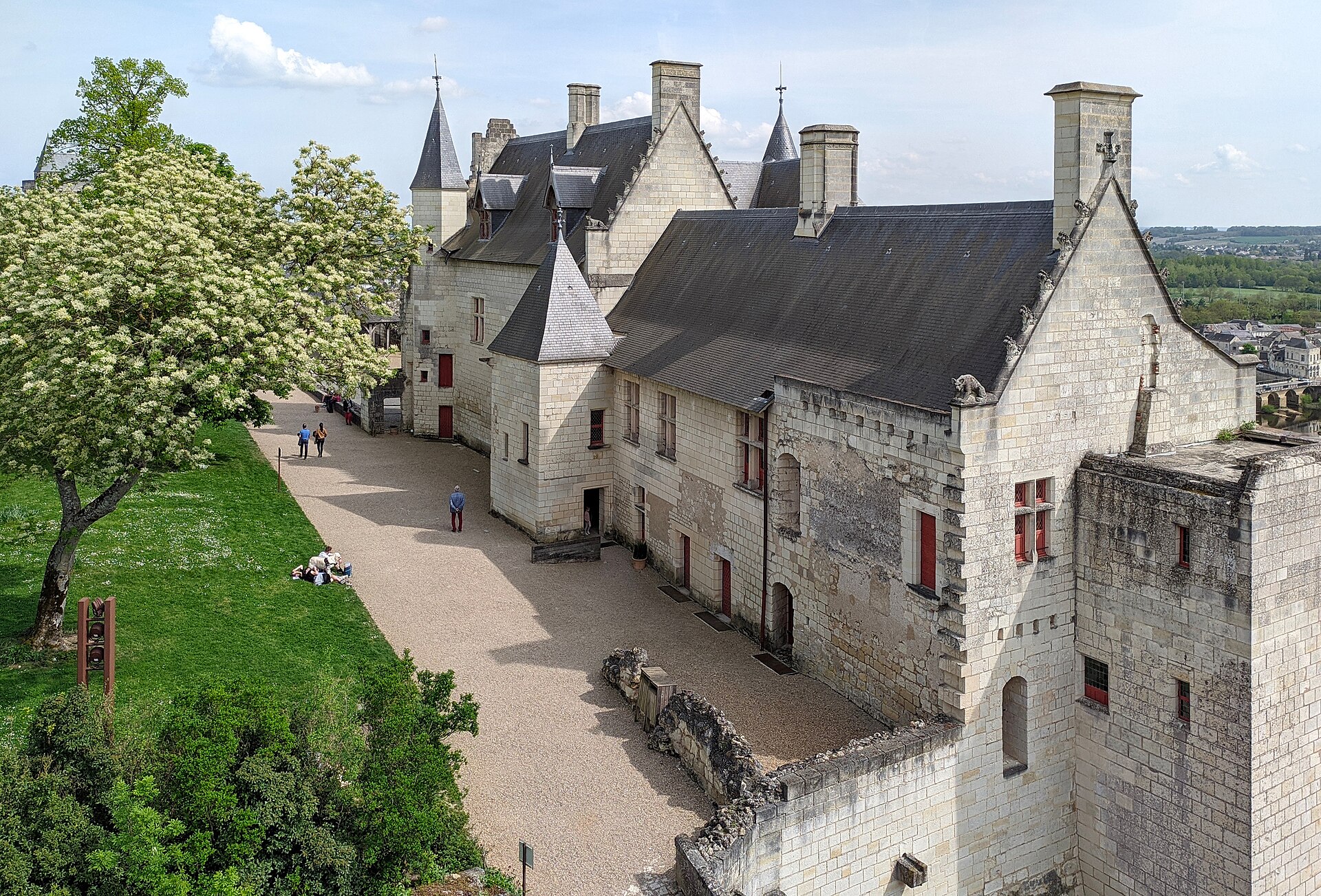 The royal lodgings at Chinon, where Joan met the Dauphin