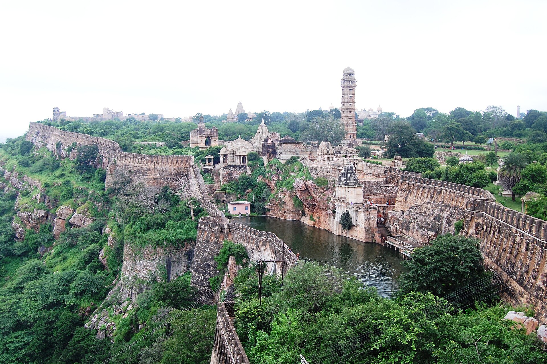 Chittorgarh, the largest fort in India and the storied capital of the Sisodia Rajputs of Mewar.