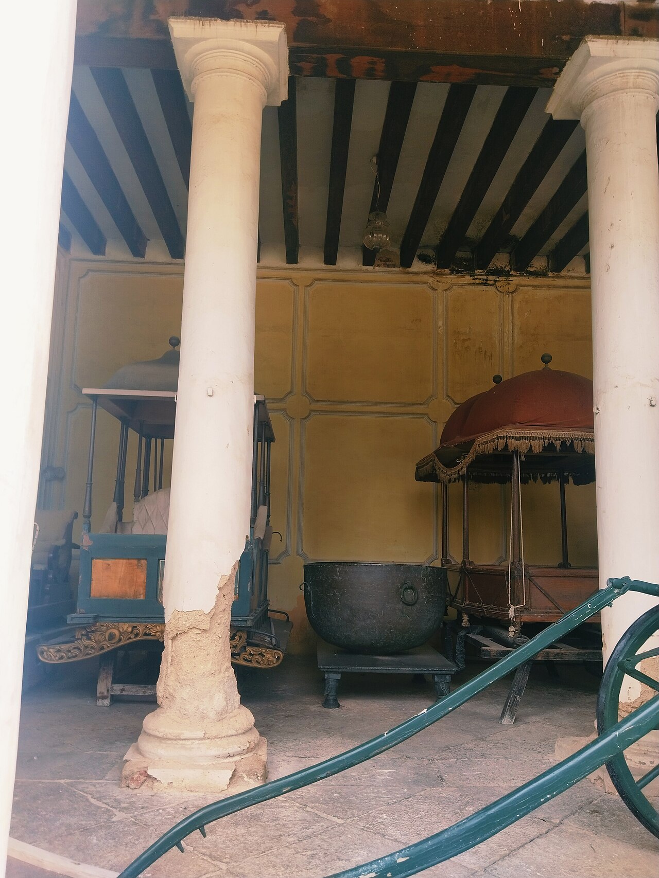 The outer facade of Chowmahalla Palace.