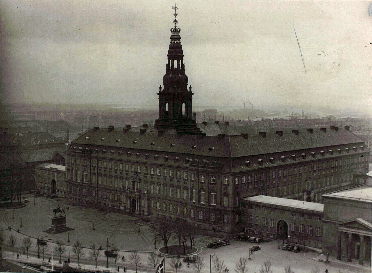 The royal stables and riding grounds of the complex