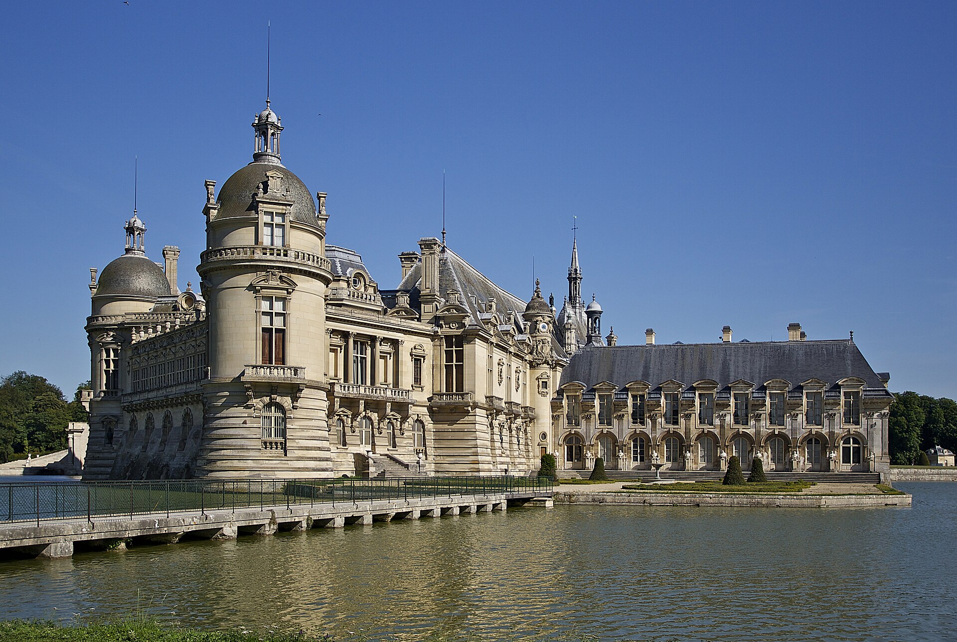 The name of Chantilly is famous for cream, lace and horses