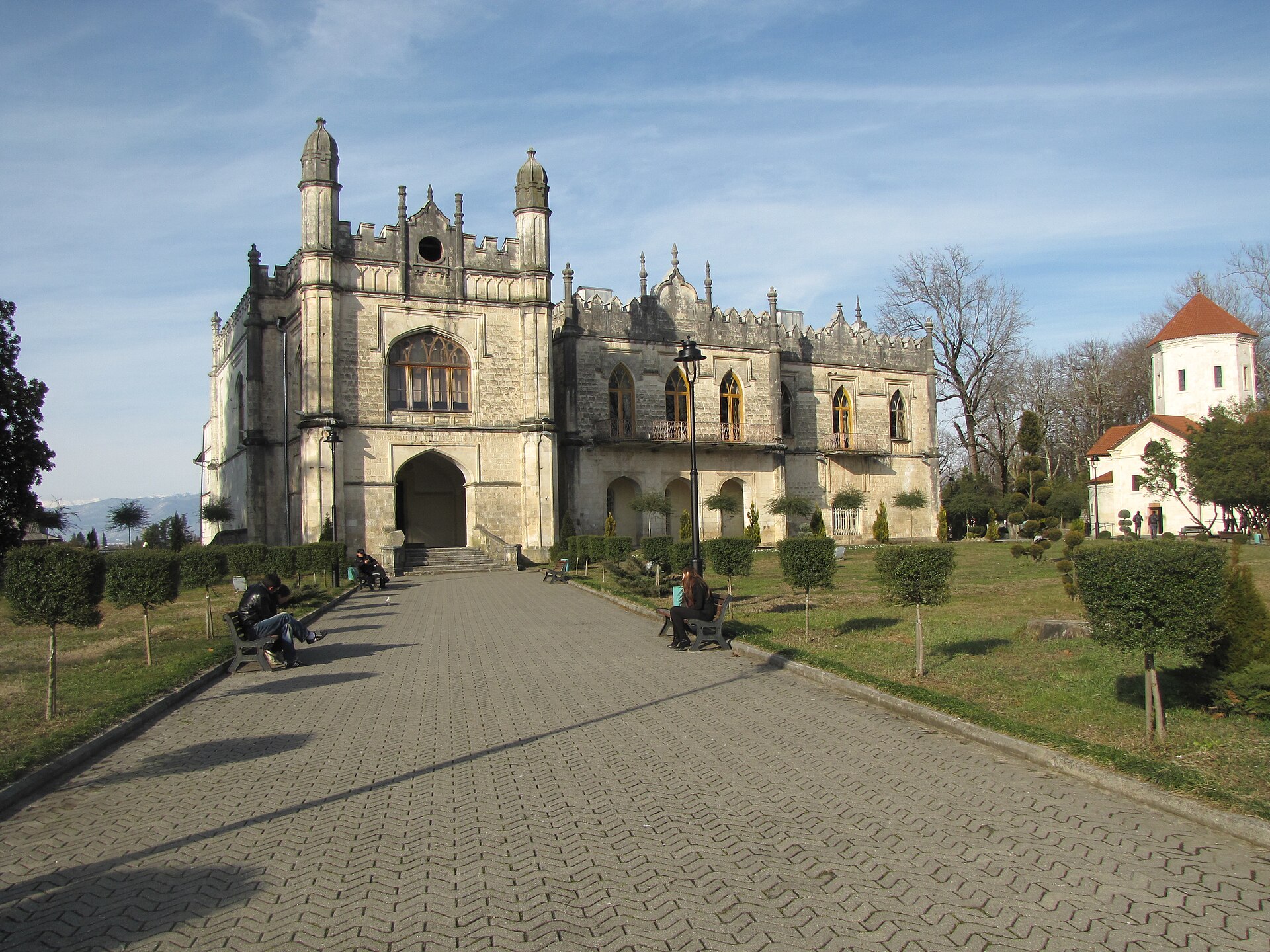 A detail of the palace architecture