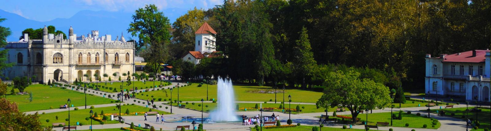 The Dadiani palace complex in Zugdidi