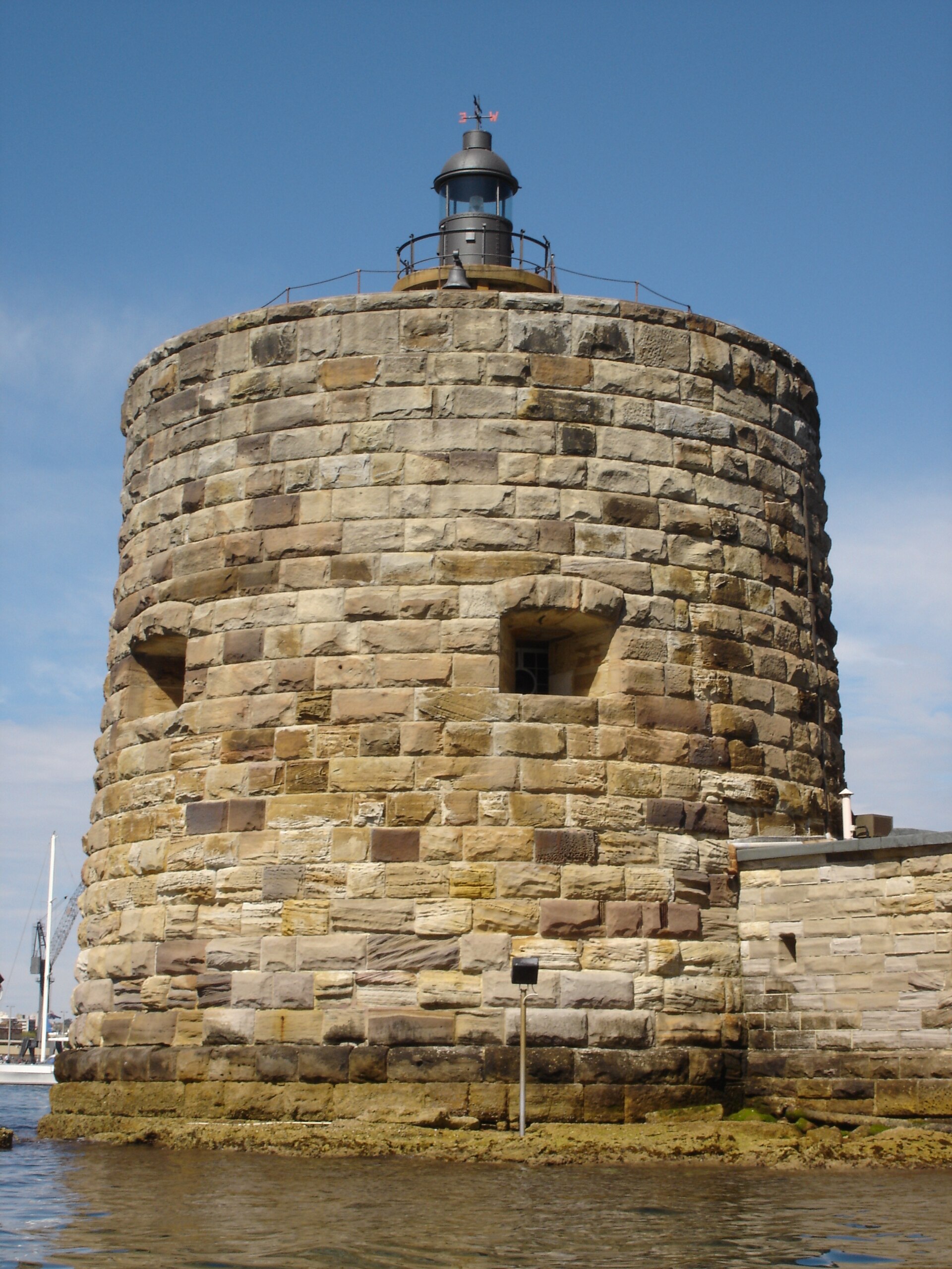 Fort Denison in the middle of Sydney Harbour