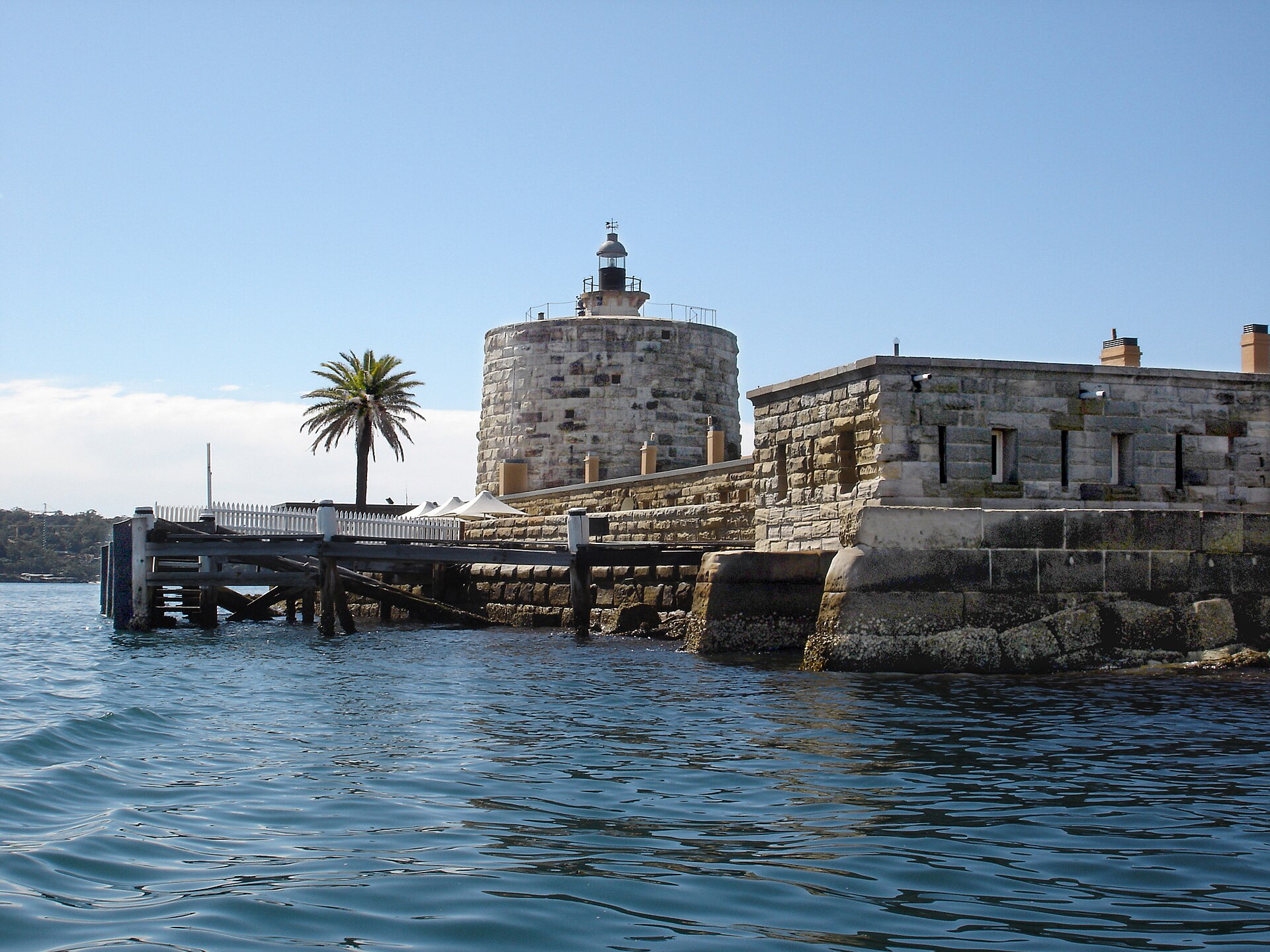 Fort Denison and the Sydney skyline