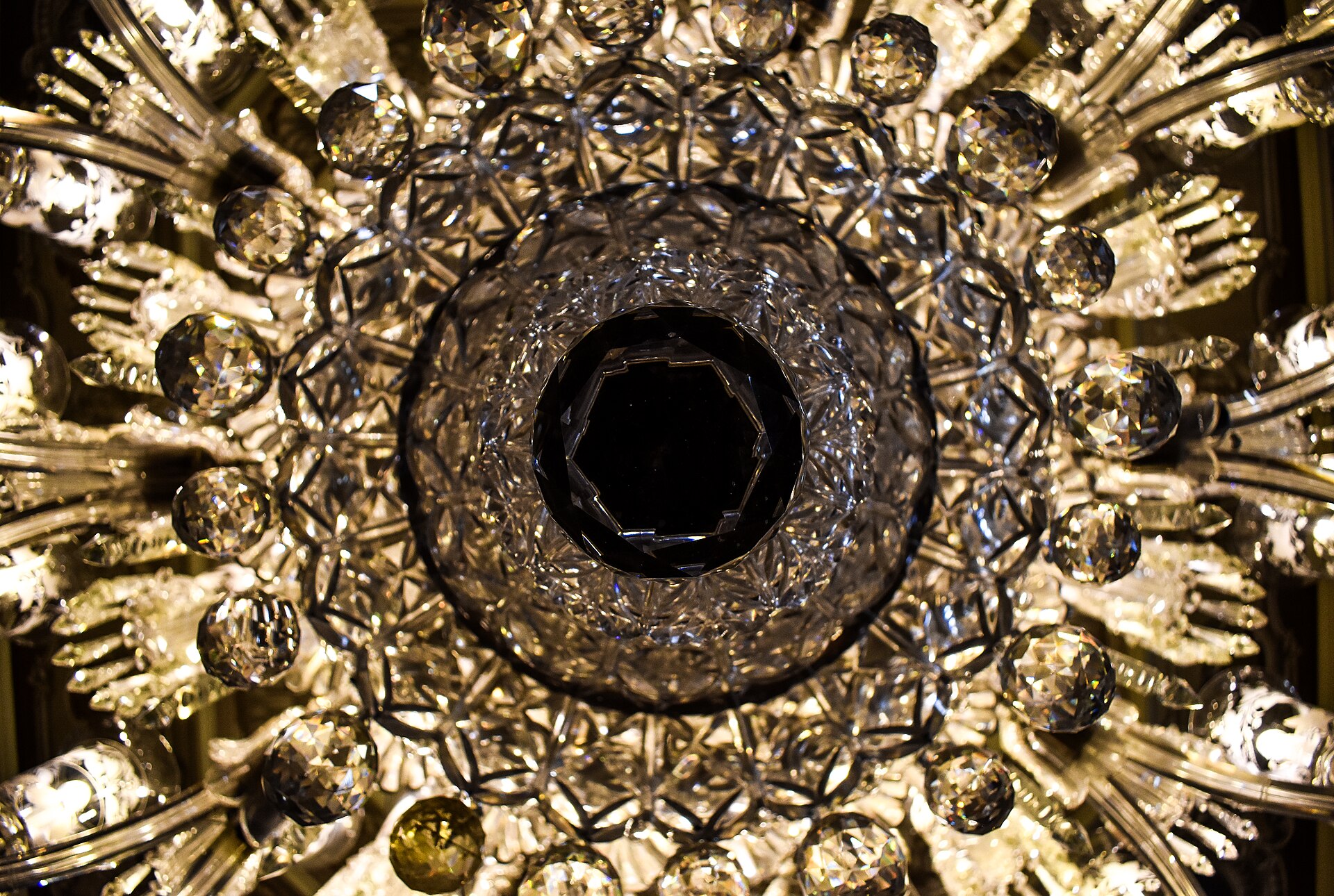 The opulent interiors of Dolmabahce, covered in gold, fine furniture, and European decoration.