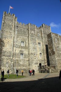 The Great Tower, the mighty keep built by Henry II in the 1180s at the heart of Dover Castle