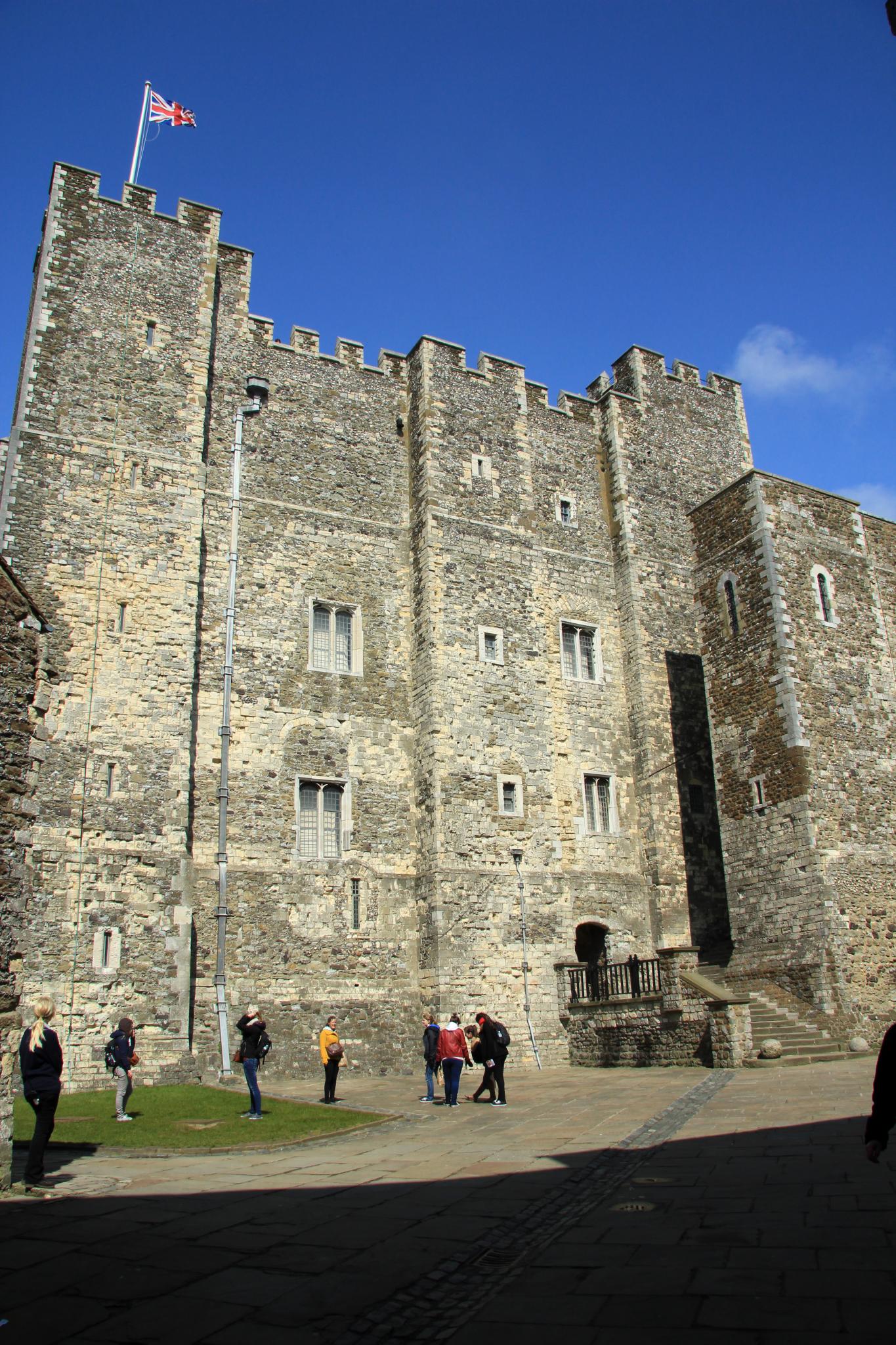 The Great Tower, the mighty keep built by Henry II in the 1180s at the heart of Dover Castle
