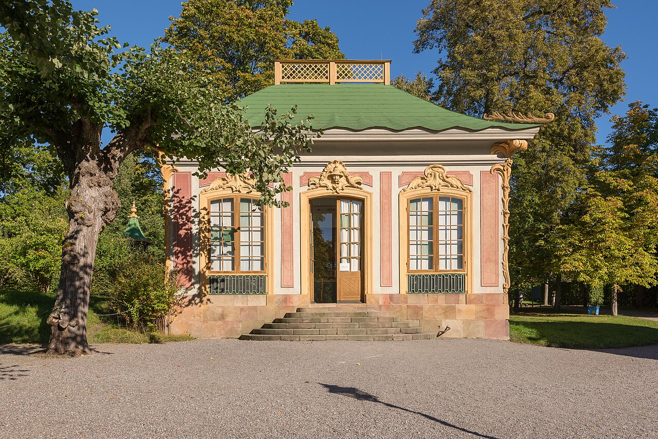 The Chinese Pavilion, or Kina slott, set in the park.