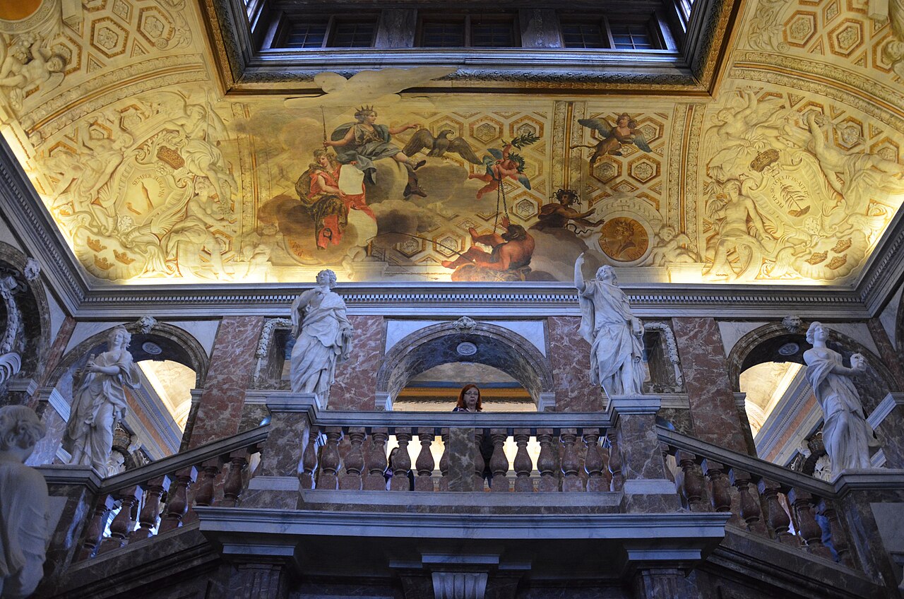 A room preserving the changing tastes of the court.