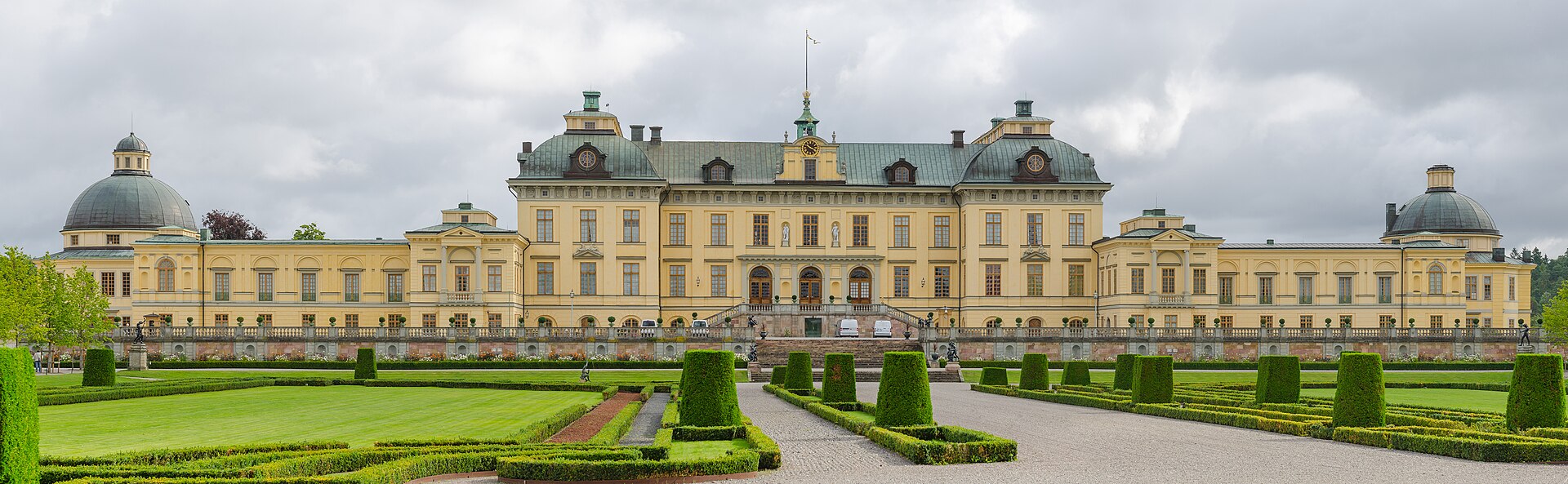 Drottningholm Palace is often called the Versailles of Sweden.