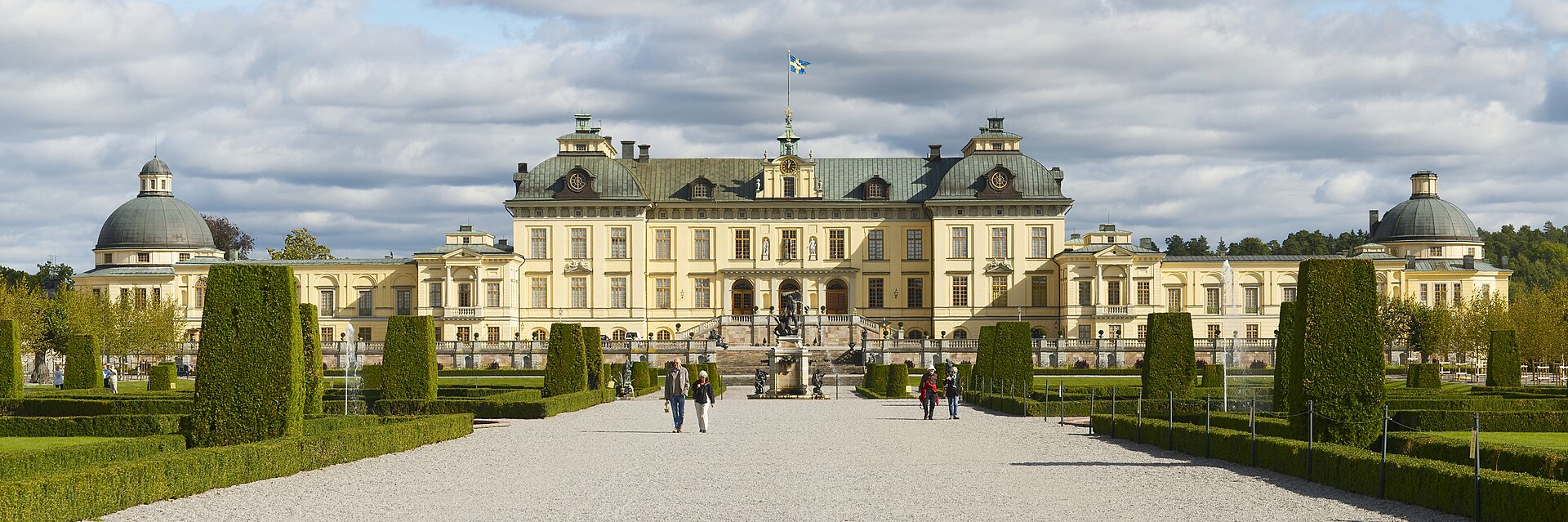 Drottningholm Palace, the Versailles of the North, on its island near Stockholm