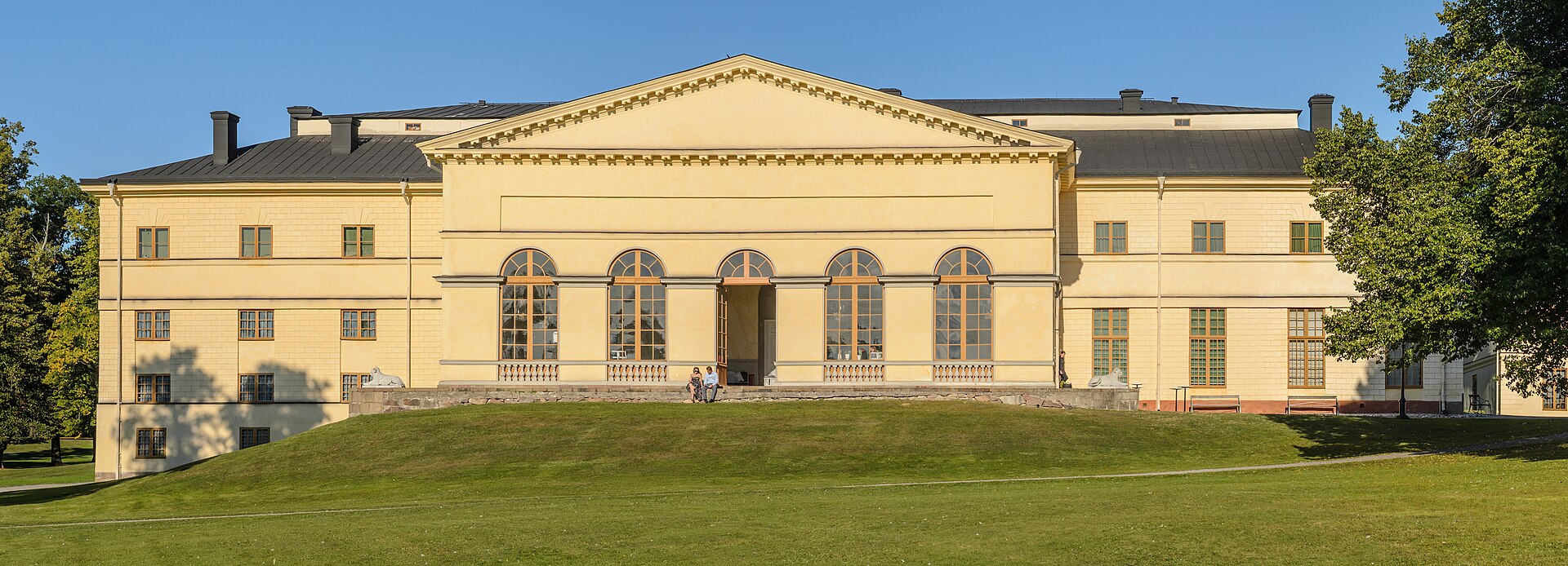 The historic Drottningholm court theatre, preserved intact