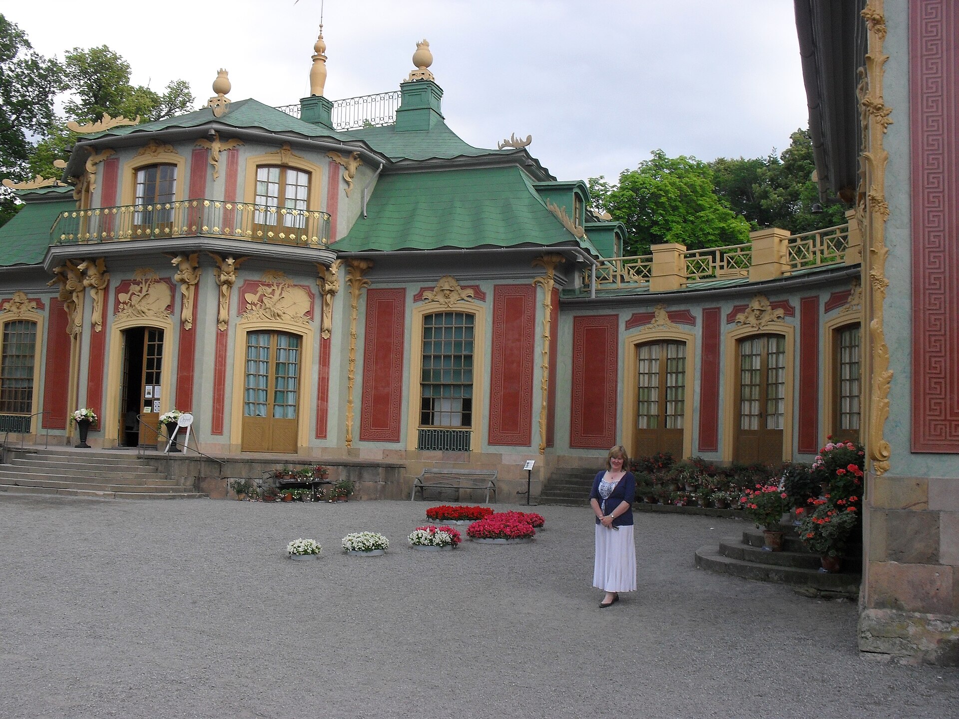The Chinese Pavilion in the palace park