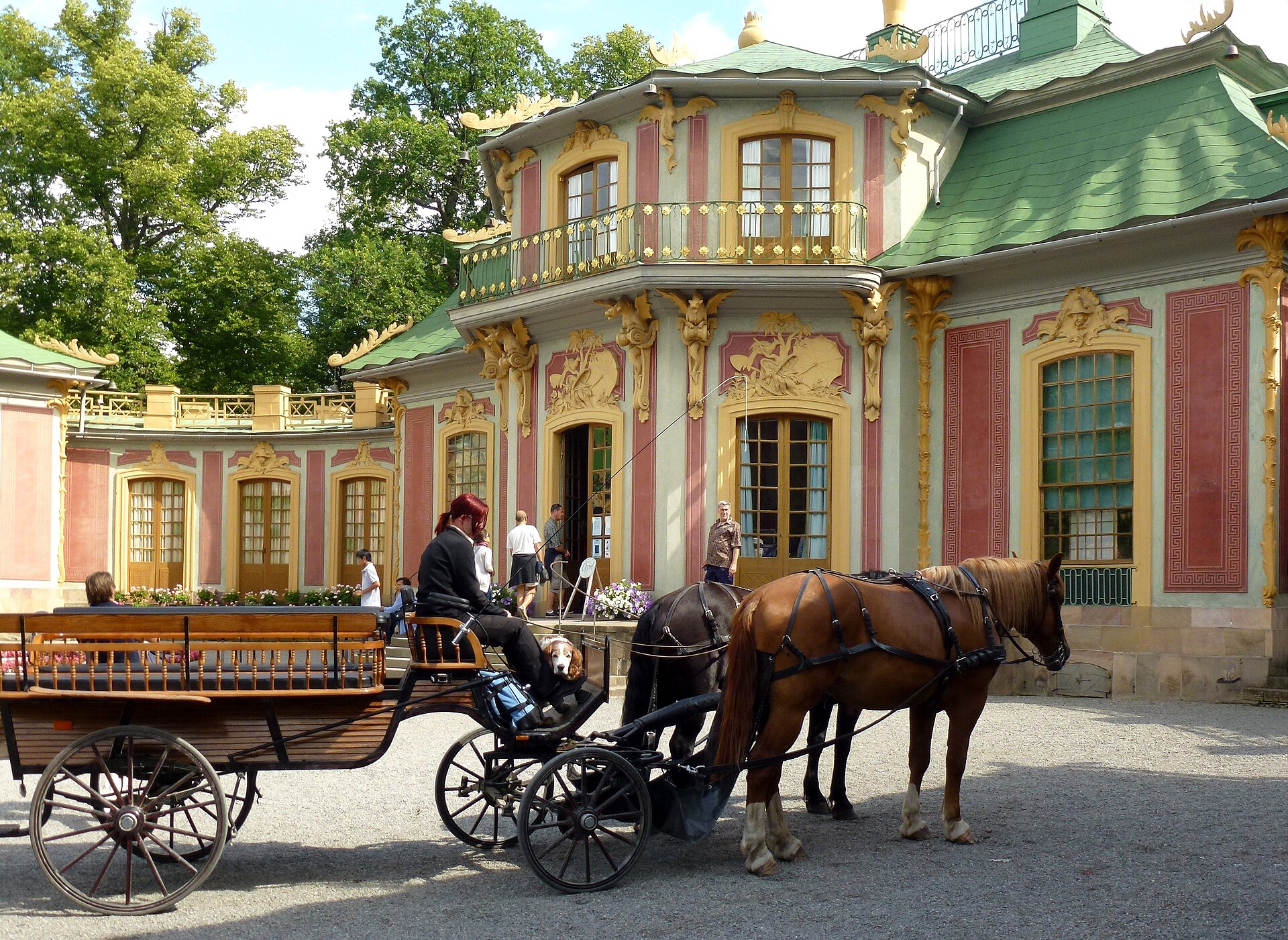 The chinoiserie Chinese Pavilion, a rococo jewel