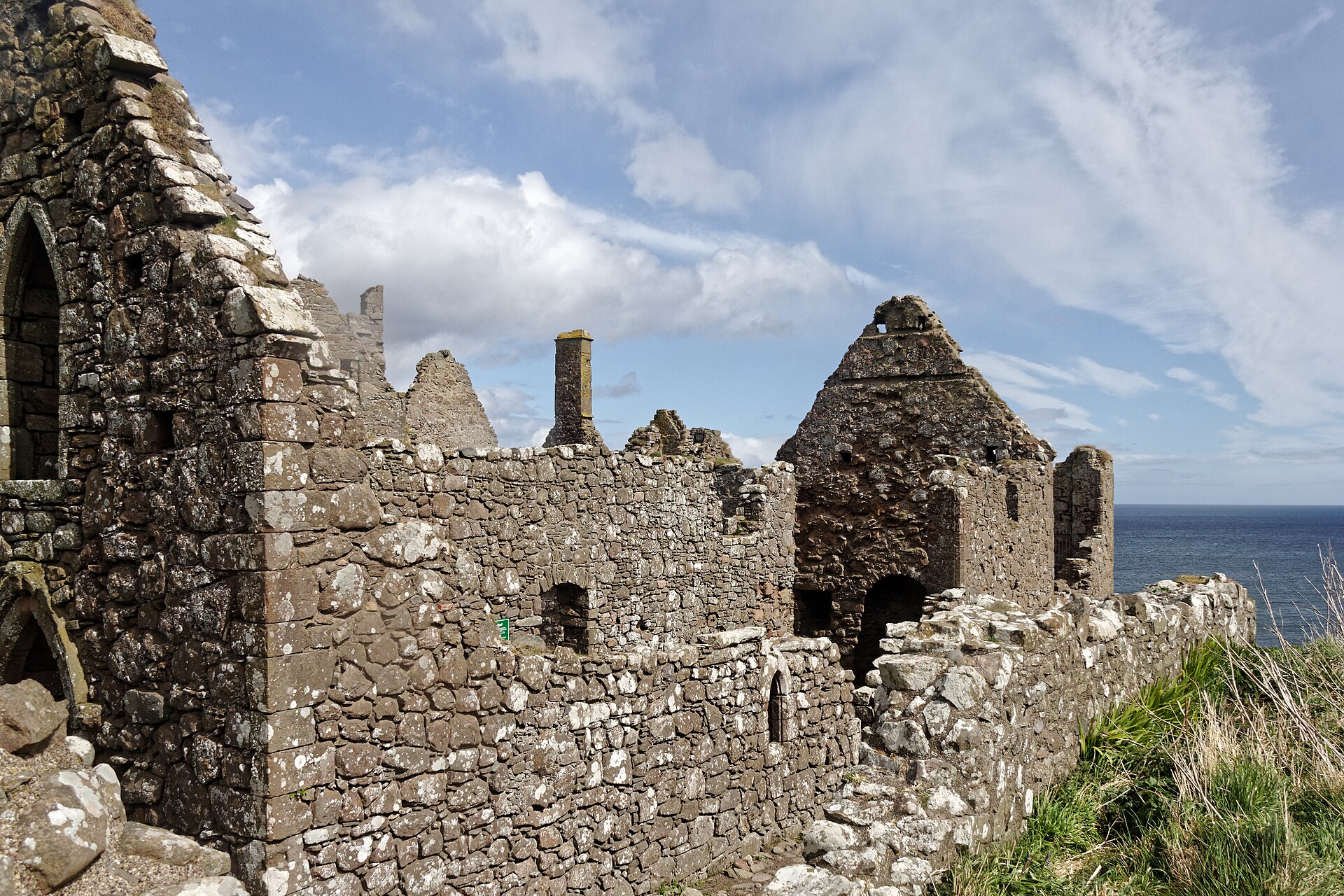 The steep, narrow path that is the only way up to the castle, easily defended by a few men