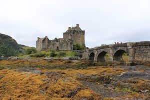 Eilean Donan Castle, the classic view across the water, the most photographed castle in Scotland