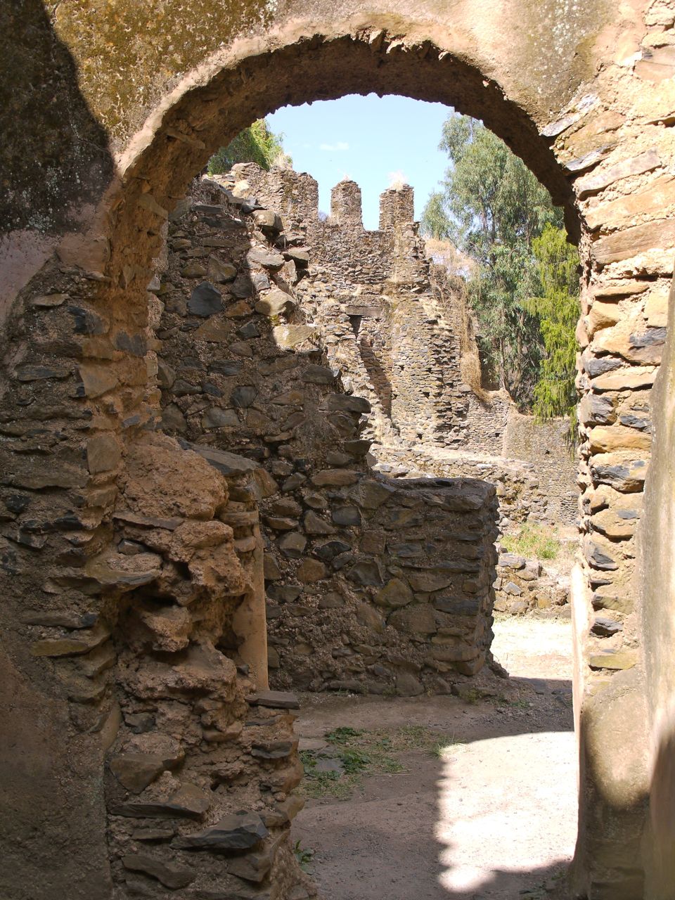 A structure within the royal enclosure, raised by the emperors of Gondar.
