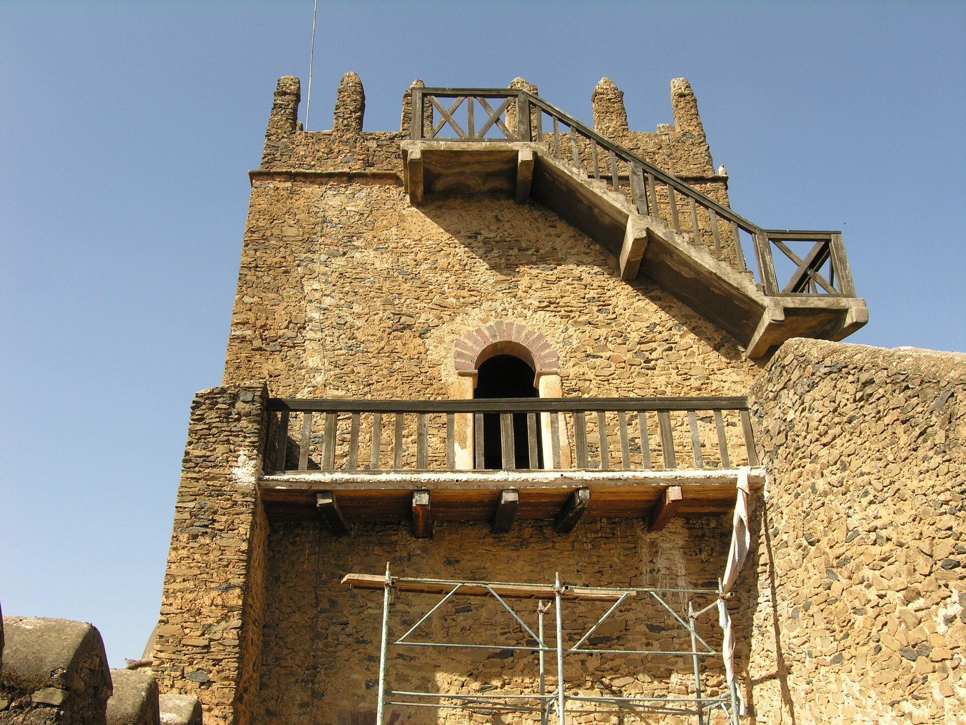 The royal enclosure of Gondar, a walled compound of castles and palaces.