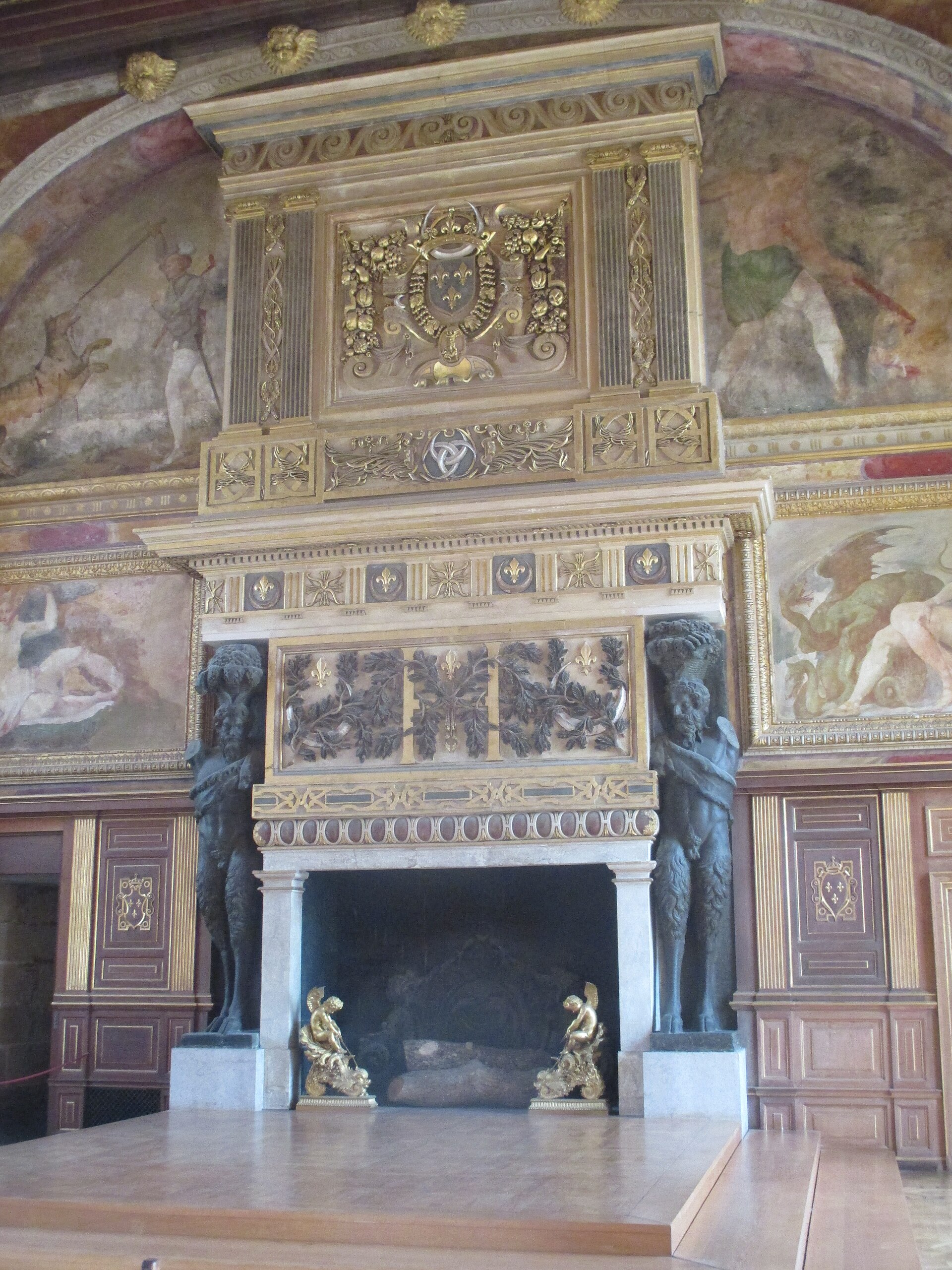 Italian artists here gave rise to the School of Fontainebleau