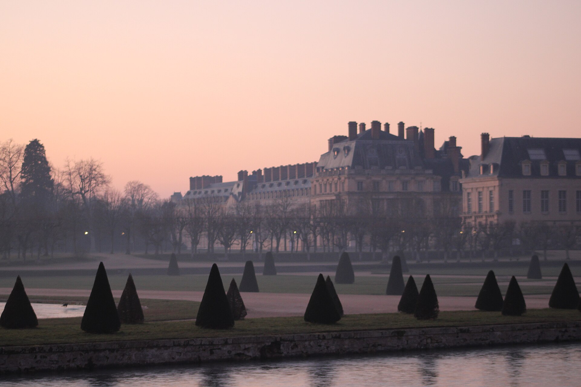 The horseshoe staircase is the iconic image of the palace