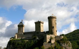 The Château de Foix rising on its rocky peak