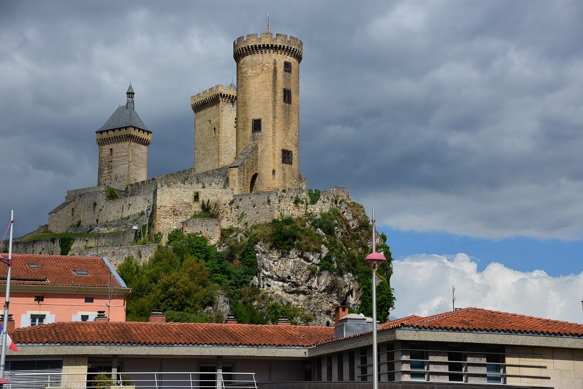 The formidable towers of Foix, which never fell to an enemy